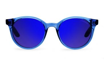 Image of Carrera Carrerino 14/S Sunglasses CARRE14S-0KNQ-XT-4618 - Azure Blue Frame, Blue Sky Miror Lenses, Lens Diameter 46mm, Distance Between Lenses 18mm