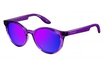 Image of Carrera Carrerino 14/S Sunglasses CARRE14S-0KNN-TE-4618 - Cyclamen Frame, Mullayer Violet Lenses, Lens Diameter 46mm, Distance Between Lenses 18mm
