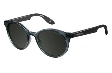Image of Carrera Carrerino 14/S Sunglasses CARRE14S-0KVT-6E-4618 - Gray/Black Frame, Gray Lenses, Lens Diameter 46mm, Distance Between Lenses 18mm