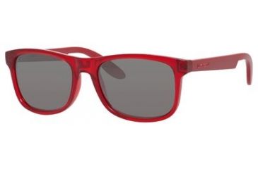 Image of Carrera Carrerino 17/S Sunglasses CARRE17S-0TTG-JI-4916 - Red Frame, Silver Mirror Lenses, Distance Between Lenses 16mm