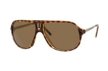 Image of Carrera Safari Sunglasses - Dark Havana Frame, Brown Polarized Lenses SAFARRS0V08VW