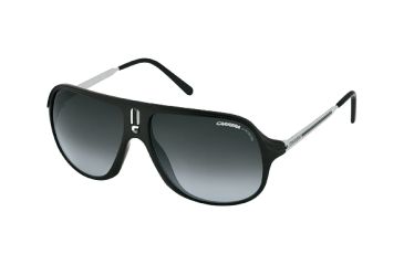 Image of Carrera Safari Sunglasses - Shiny Black Frame, Gray Gradient Lenses SAFARRS0D28N1