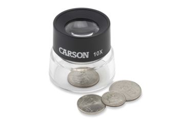 Image of Carson 10x Power Stand LumiLoupe,Black LL-10
