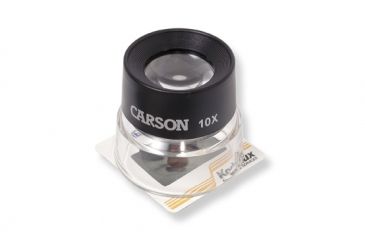 Image of Carson 10x Power Stand Lumi Loupe,Black,Pack of 10 LL-10MU