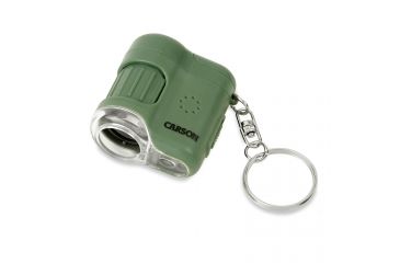 Image of Carson 20x MicroMini LED Lighted Pocket Microscope, Green, MM-280G