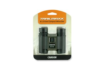 Image of Carson 8x21mm Compact Binoculars, Black/Grey TM-821
