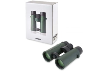 Image of Carson 8x42mm RD Series Binocular w/Hard Protective Case, Green, RD-842