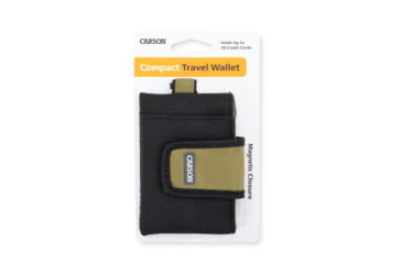 Image of Carson Compact Travel Wallet, Black/Olive, EW-10OL
