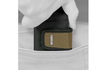Image of Carson Compact Travel Wallet, Black/Olive, EW-10OL