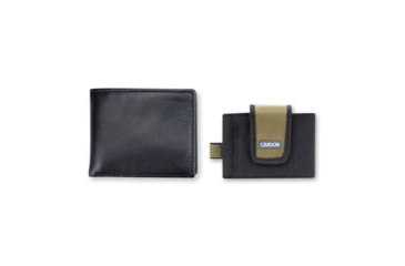 Image of Carson Compact Travel Wallet, Black/Olive, EW-10OL