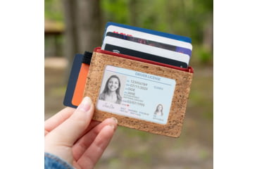 Image of Carson CorkTek Compact Travel Wallet, Black, EW-30BK