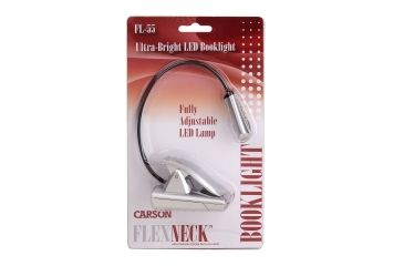 Image of Carson FlexNeck Ultra-Bright Fully Adjustable LED Book Light-3 Pack, Grey FL-55MU