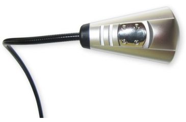 Image of Carson FlexNeck Ultra-Bright Fully Adjustable LED Book Light, Silver, FL-55