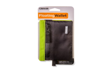 Image of Carson Floating Wallet, Black/Green, 4.5X.7X3.4, EW-20GR