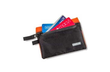 Image of Carson Floating Wallet, Black/Orange, 4.5X.7X3.4, EW-20OR