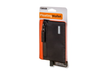 Image of Carson Floating Wallet, Black/Orange, 4.5X.7X3.4, EW-20OR