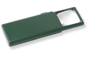 Image of Carson LumiClick Pop Out Magnifier Loupe with Light Outdoor Green OD-25