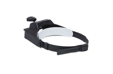 Image of Carson LumiVisor 2x/3x/5x/6x LED Lighted Head Visor Magnifier Loupe, Black LV-10