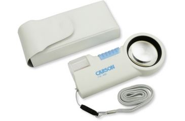 Image of Carson MagniFlash 11x Magnifier Loupe, White CP-40