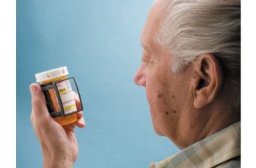 Image of Carson MagRX Clip-On 2.5x Medicine Bottle Magnifier