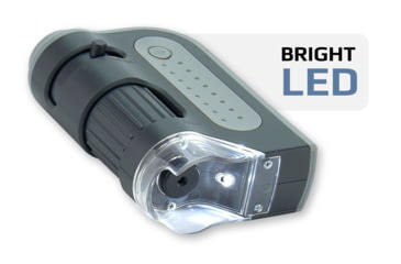 Image of Carson Microbrite Plus 60-120x Pocket Microscope, Black/Grey MM-300