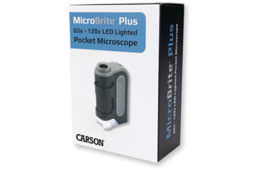 Image of Carson Microbrite Plus 60-120x Pocket Microscope, Black/Grey MM-300