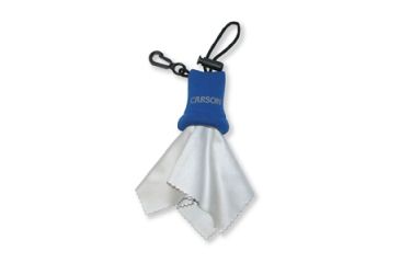 Image of Carson Stuff-It Microfiber Lens Cloth, Blue SN-50BU