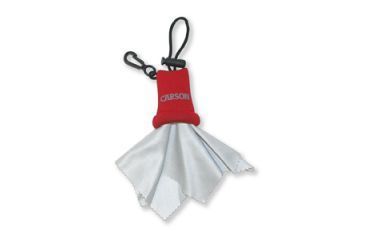 Image of Carson Stuff-It Microfiber Lens Cloth, Red SN-50RE