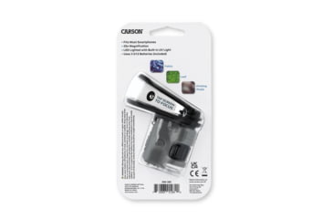 Image of Carson MicroMini HookUpz 20X Microscope, Black/Grey, MM-380
