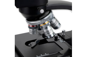 Image of Carson Optical Advanced 40x-1600x LED Lit Binocular Compound Microscope, Black, 8.5 in x 6.9 in x 14.1 in, MS-170