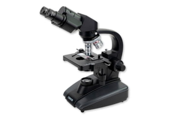 Image of Carson Optical Advanced 40x-1600x LED Lit Binocular Compound Microscope, Black, 8.5 in x 6.9 in x 14.1 in, MS-170