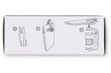 Image of Carson Optical MicroBrite Plus Smartphone Adapter Clip, Gray, 2.6 in x 0.9 in x 0.7 in, MM-310