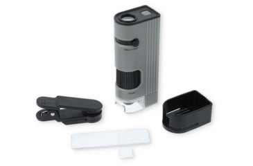 Image of Carson Optical MP-400 MicroPic 120-240x Pocket Microscope, Gray, 1.0 in x 1.7 in x 5.1 in, MP-400