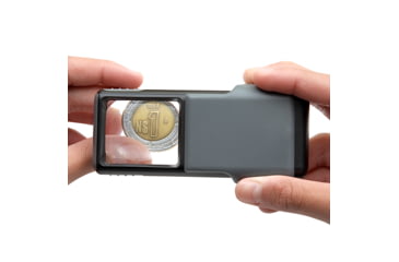 Image of Carson PO-55 MiniBrite 5x Power Slide-Out Pocket Magnifier Loupe, Grey,Pack of 4 PO-55MU