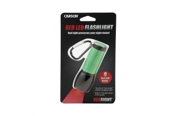 Image of Carson RedSight Red LED Flashlight, Blue SL-22