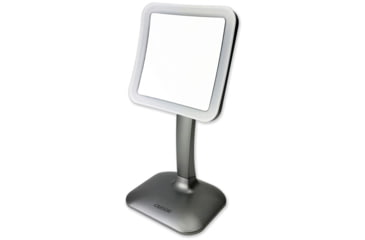 Image of Carson Square Lighted Mirror W/Stand, Silver, MI-30
