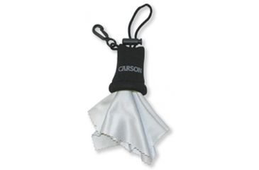 Image of Carson Stuff-It Microfiber Lens Cloth, Black SN-50BK