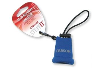 Image of Carson Stuff-It Microfiber Lens Cloth, Blue SN-50BU