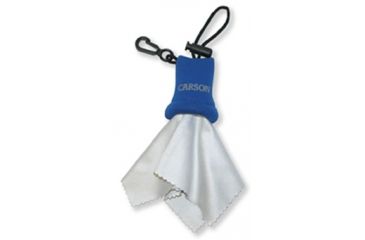 Image of Carson Stuff-It Microfiber Lens Cloth, Blue SN-50BU