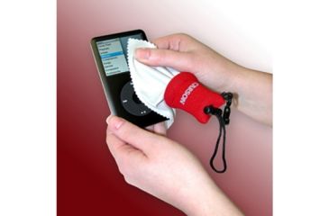 Image of Carson Stuff-It Microfiber Lens Cloth, Red SN-50RE