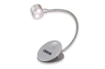 Image of Carson Ultra-Bright Fully Adjustable LED Book Light - Grey FL-88