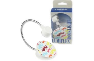 Image of Carson Ultra-Bright Fully Adjustable LED Book Light - Mustache FL-9005