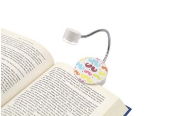 Image of Carson Ultra-Bright Fully Adjustable LED Book Light - Mustache FL-9005