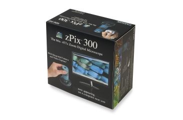 Image of Carson zPix300 86x-457x Digital Microscope, Grey/Black MM-940