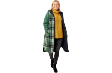 Image of Carve Designs Donner Reversible Jacket - Womens, Cilantro/Black, Extra Small, JCMS10-375-XS