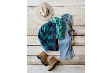 Image of Carve Designs Hudson Stretch Cord Shacket - Womens, Forest, Extra Small, JCSK99-326-XS