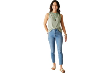 Image of Carve Designs Larisa Hemp Tank - Womens, Light Cilantro, Extra Small, TKHK20-328-XS