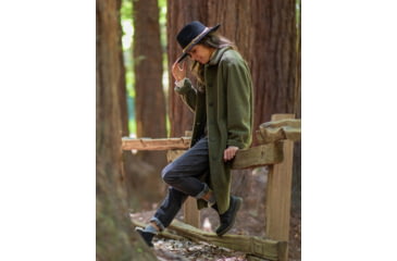 Image of Carve Designs Sutton Boucle Jacket - Womens, Fir, Medium, JCLF25-392-MD