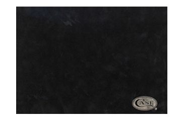 Image of Case Black Jewelry Pad w/Case and Oval Hand-Crafted Logo 50100