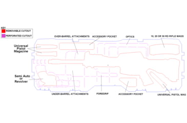 Image of Case Club AR15 Rifle Carry Case, Black, Medium, CC6500FLAR15